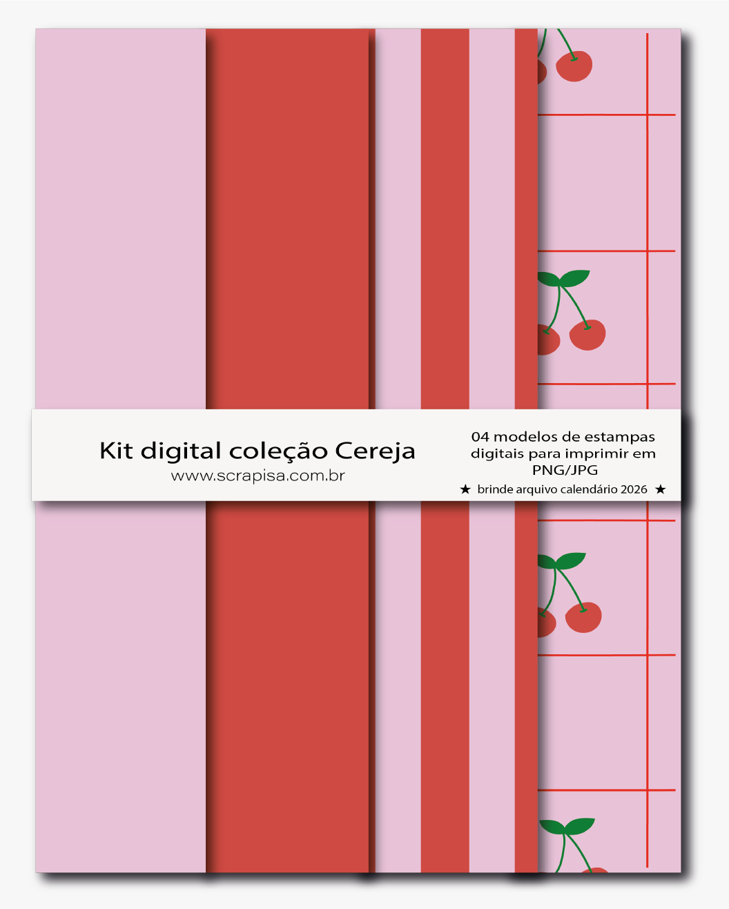 Kit Capas digitais Cereja 2026