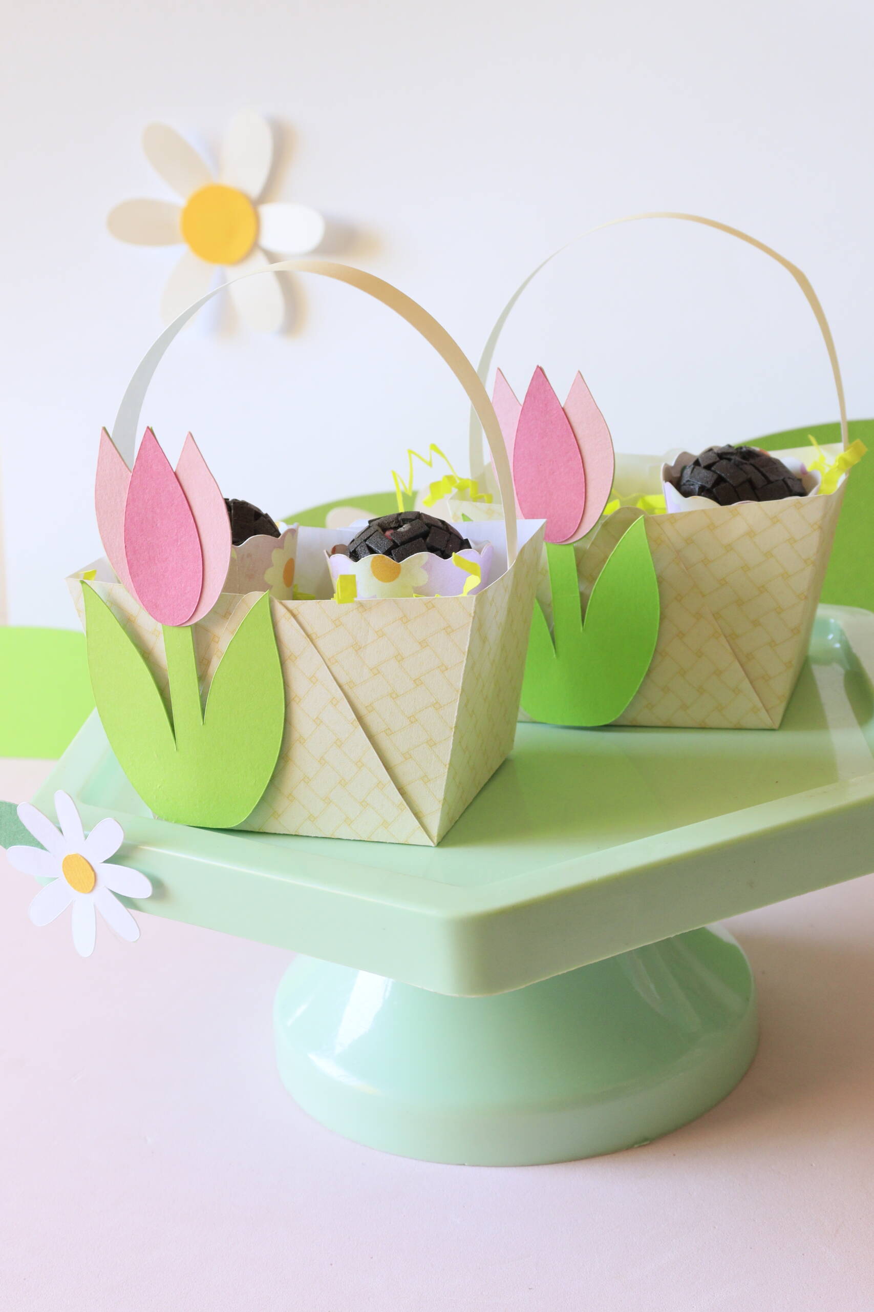 Arquivo Cestinha com Flor